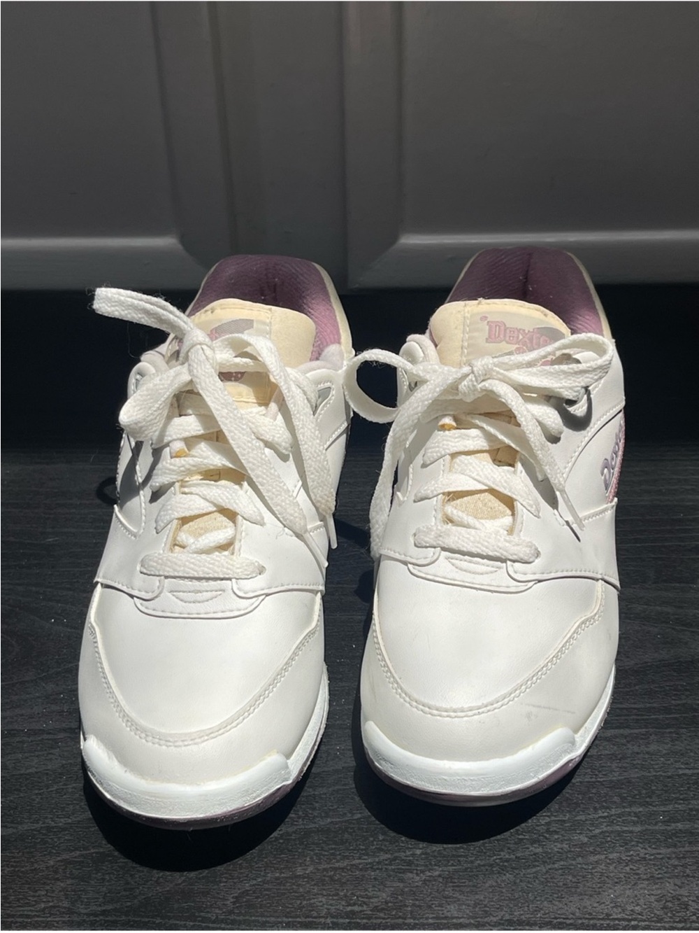 VTG 90s Dexter Shoes White Leather Athletic Sneaker Retro Women’s Classic Sz 8